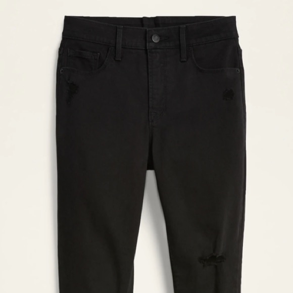 ✨Old Navy High-Waisted Distressed Rockstar Super Skinny Jeans, Size 4 - Picture 3 of 6